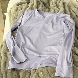lululemon athletica Light Purple Long Sleeve Top